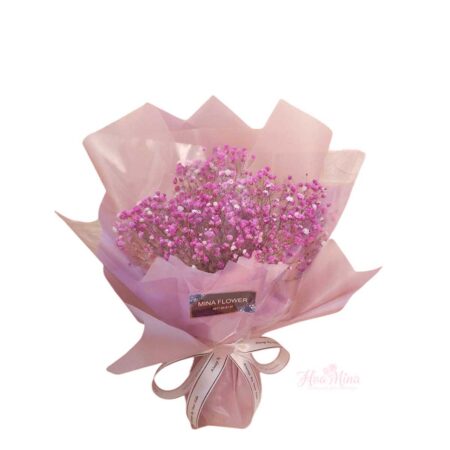 Bó hoa Baby Hồng – Sự ngọt ngào tinh khôi từ những đóa hoa nhỏ xinh