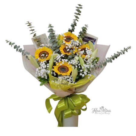 Bó hoa hướng dương tươi sáng – Biểu tượng của niềm tin và hạnh phúc